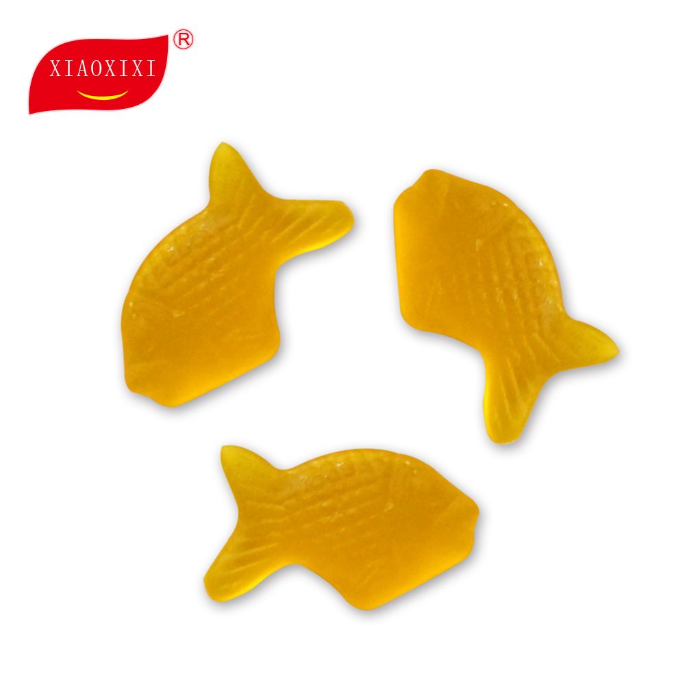 Chinese Candy Manufacturer Fish Shape Gummy Candy Jelly Candy With FDA, Halal Certificate