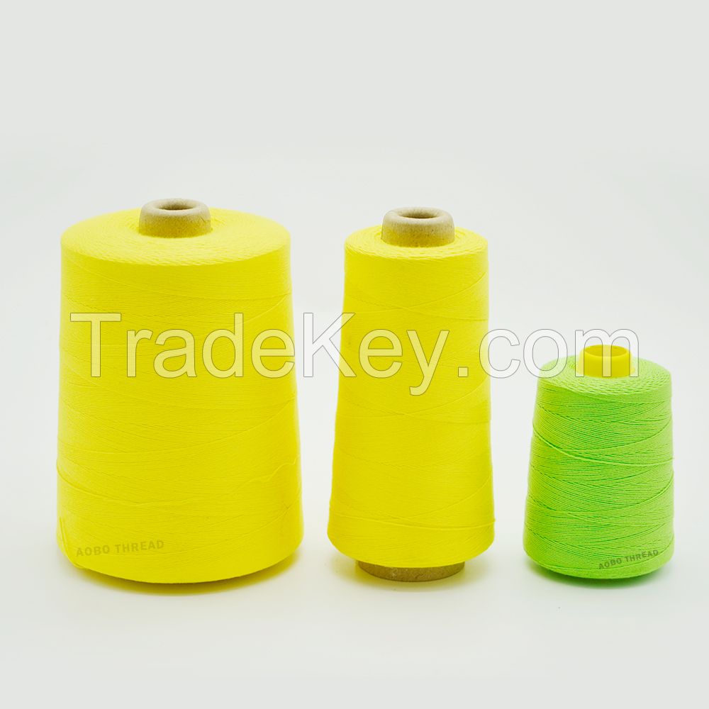 12S/4 high tenacity polyester bags sewing thread