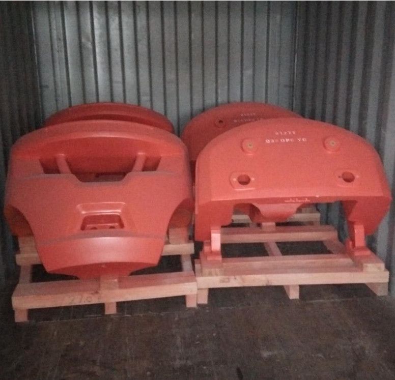 Iron Counterweight for forklift, excavator, wheel loader