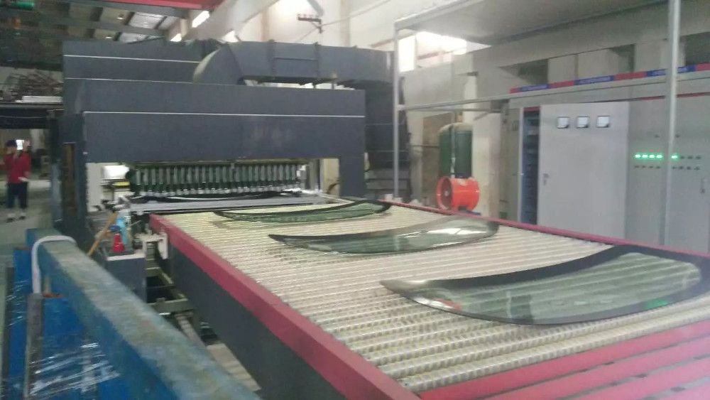 2019 GangXin-SQ Double Curved Bend Toughened Car Glass Tempering Machine