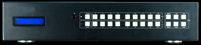 4K3D 8x HDMI and 8x HDBaseT matrix switcher audio matrix switcher 