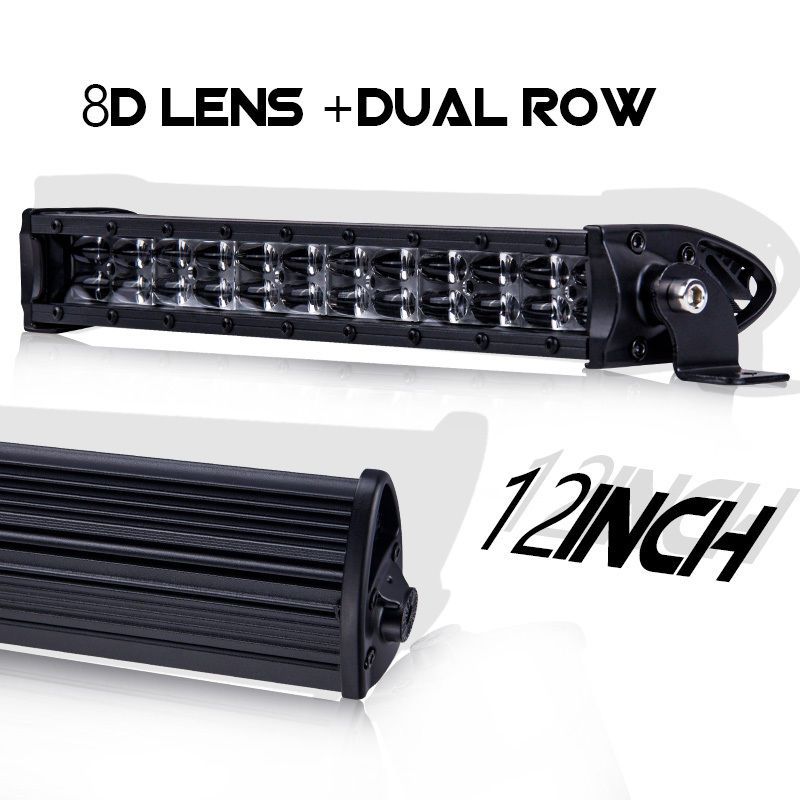 super slim double row led light bar 