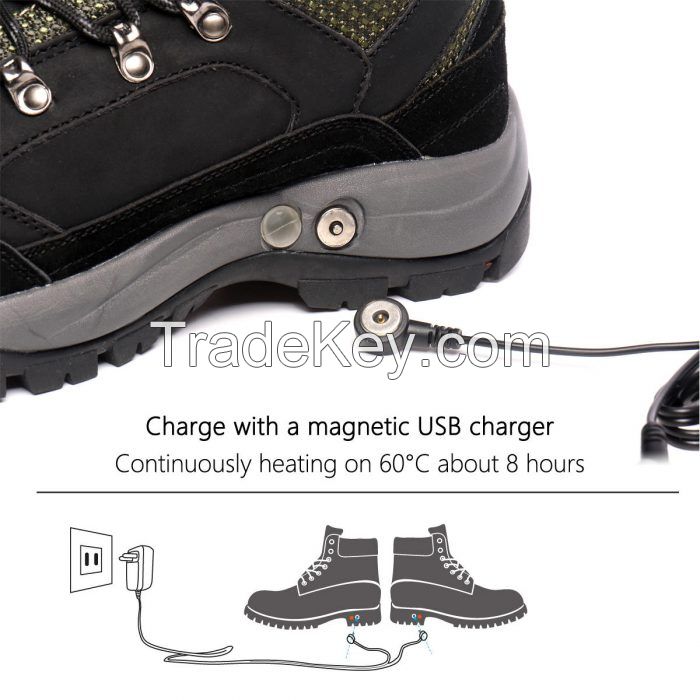 HS1 Rechargeable Electric Heated Shoes for women