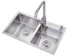 kitchen sink 30*16 size handmade sink, made in china