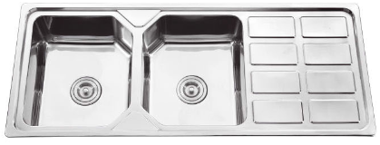 HDD12050E kitchen sink with drain board, made in china