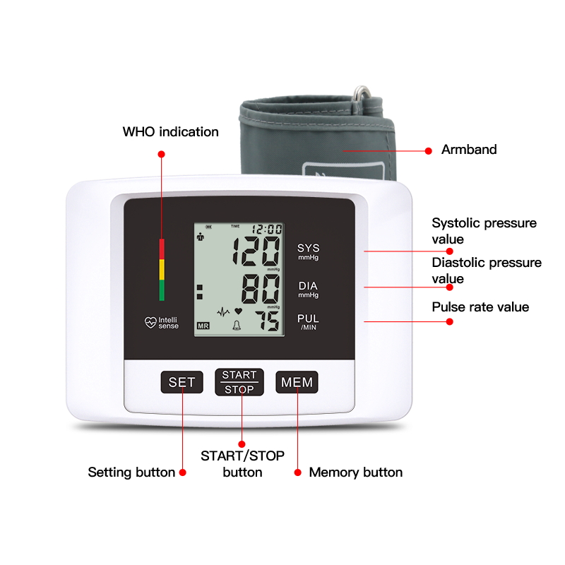 2019 New Design  A17 Household CE/ISO13485 Blood Pressure Monitor Accracy  Arm Style Full-Automatic 