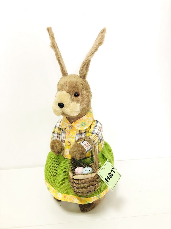 Easter sisal dressing bunny