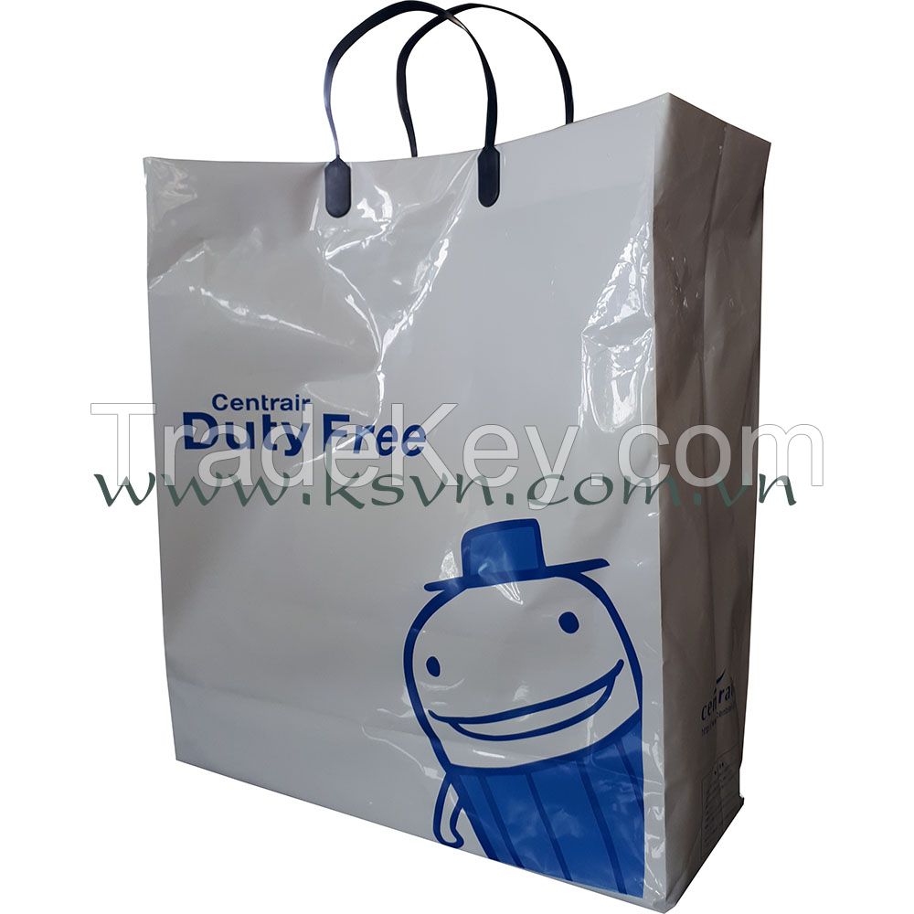 PE Rigid Handle Plastic Bag