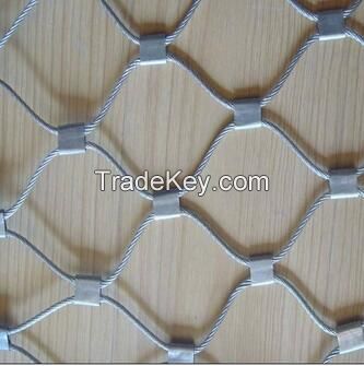 Baina high quality ss316 stainless steel wire rope mesh