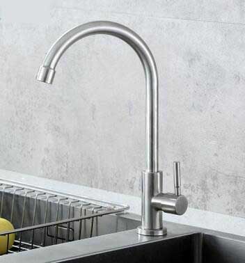 Stainless Steel 304 Kitchen Sink Single Cold Faucet  