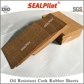 high density oil resistant cork rubber sheet