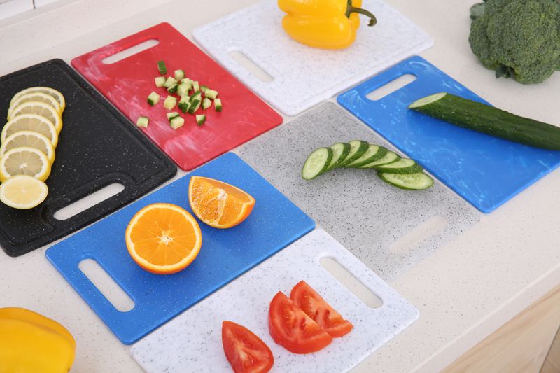 Siyan Plastic Cutting Board. Midnight Granite Color