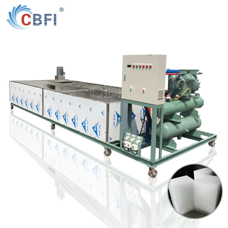 monoblock ice block making machine for plant production