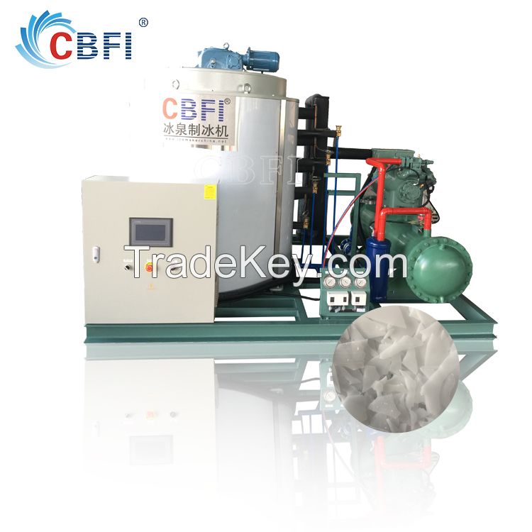 Sea water flake ice machine installed in the ship with best price