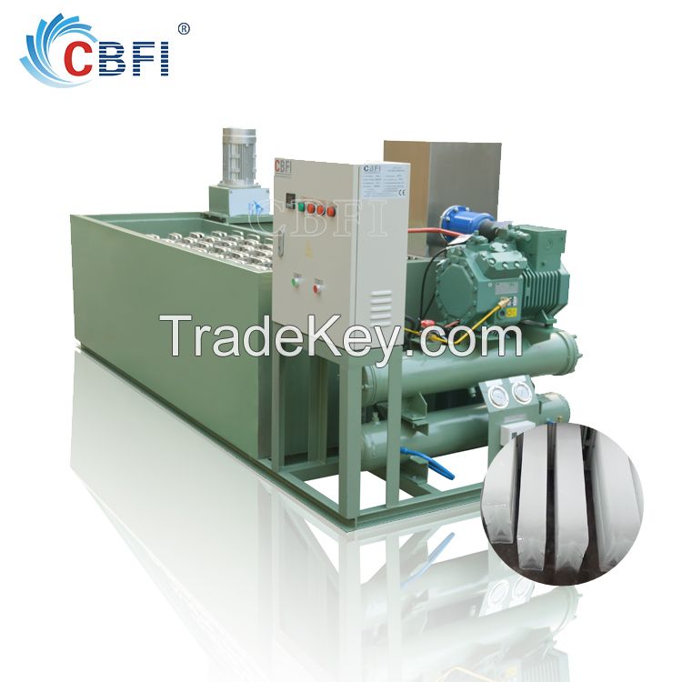 Containerized ice block making machine mobile ice plant