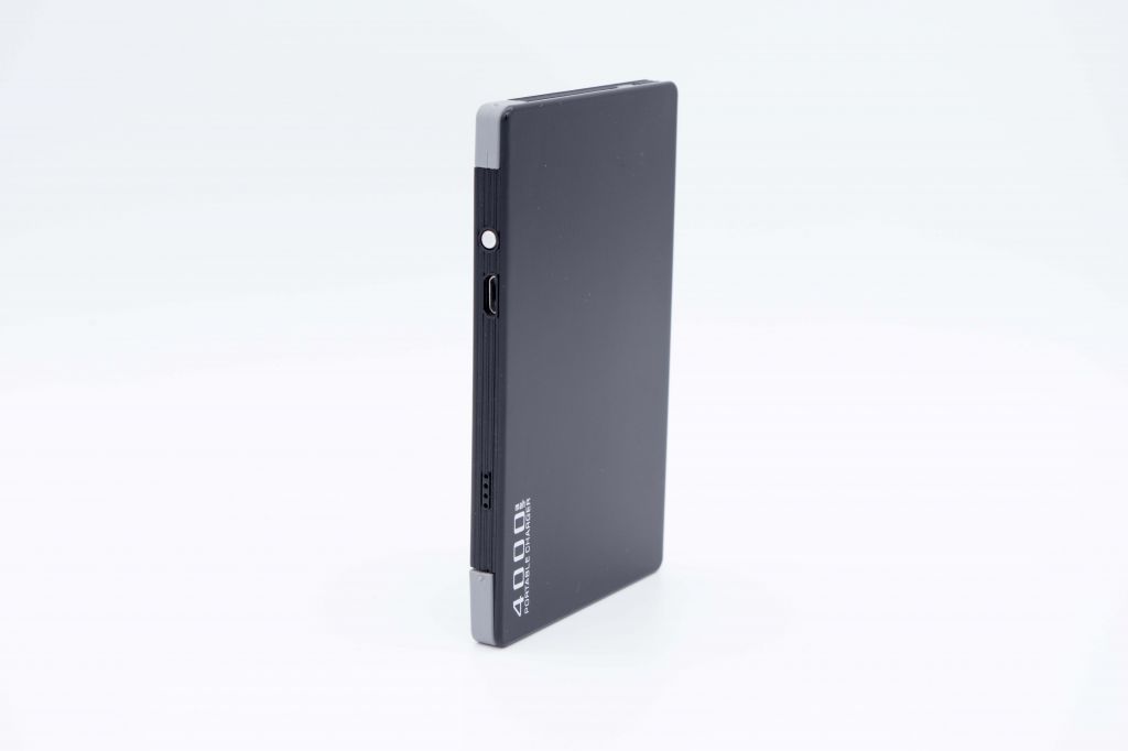 Ultra thin power bank  with build-in cable