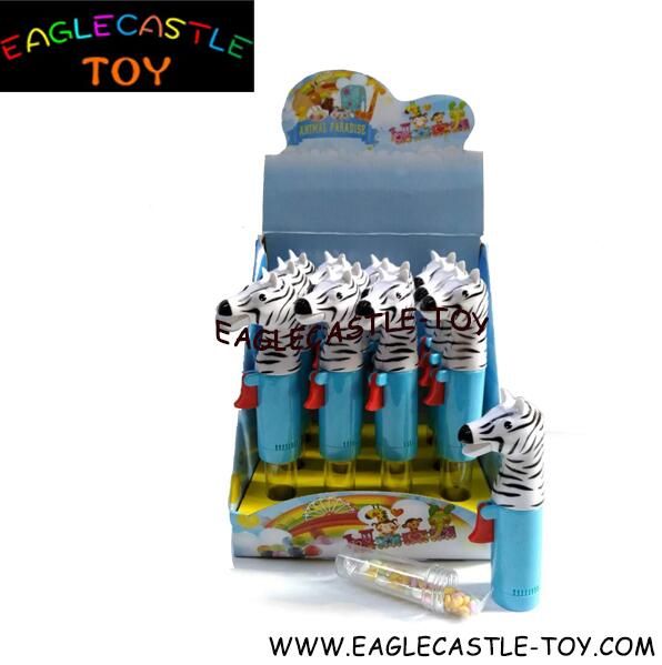 Noisy zebra candy toy