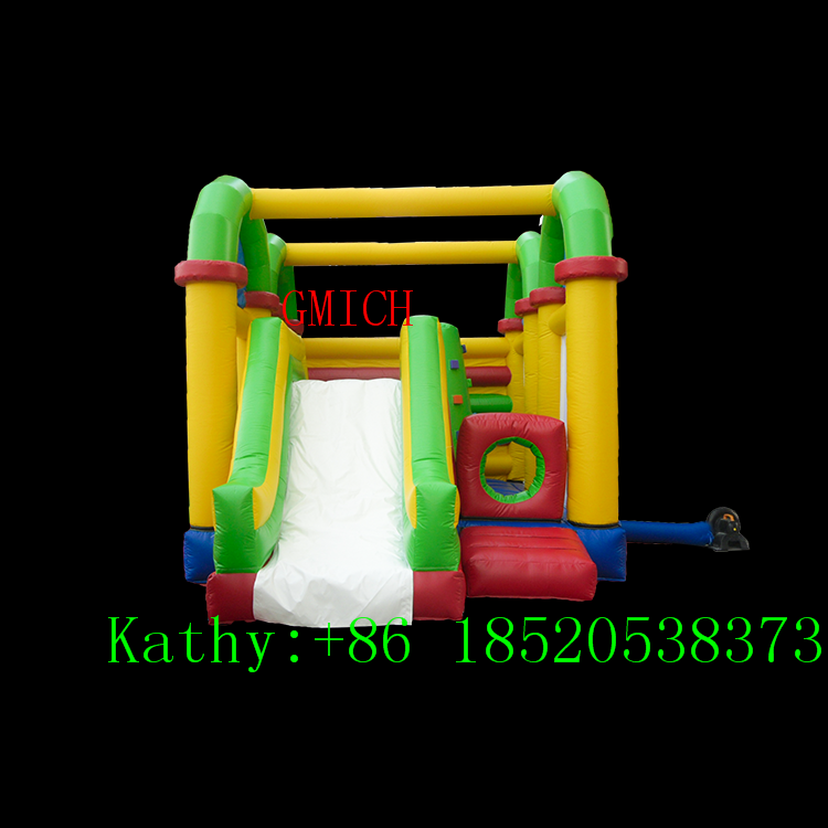 Gmich cheap kids PVC inflatable jumping bounce castle