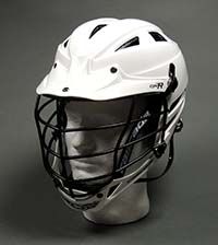 Cascade CPV-R Mens Lacrosse Helmet White W&Black Cage ADJ. (NEW) Lists for 