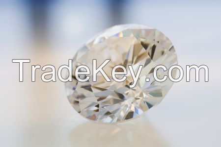 natural polished round brilliant cut white diamonds