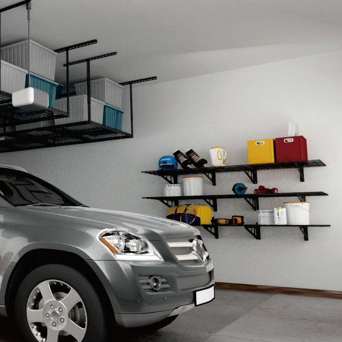 The world's first motorised wall rack designed exclusively for garage