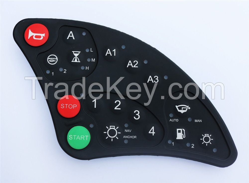 Custom Silicone rubber keypad for controller