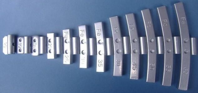Iron clip on weights for alloy rim ZY-9902