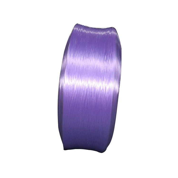 popular polyester dope dyed color spun raw white yarn thread wire fdy/poy/dty AA high quality