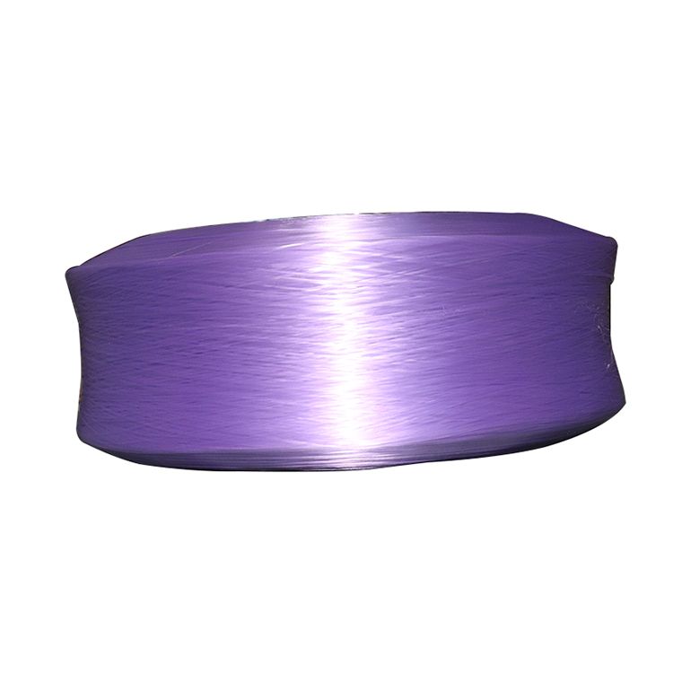 popular polyester dope dyed color spun raw white yarn thread wire fdy/poy/dty AA high quality