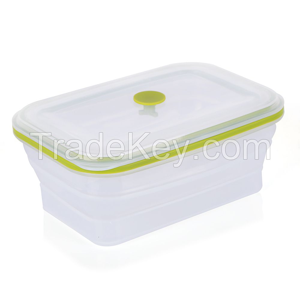 Silicone Folding Food Storage Container LunchBox
