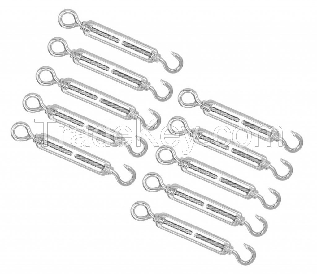 304 Hook & Eye Turnbuckle Hook Wire RopeTension