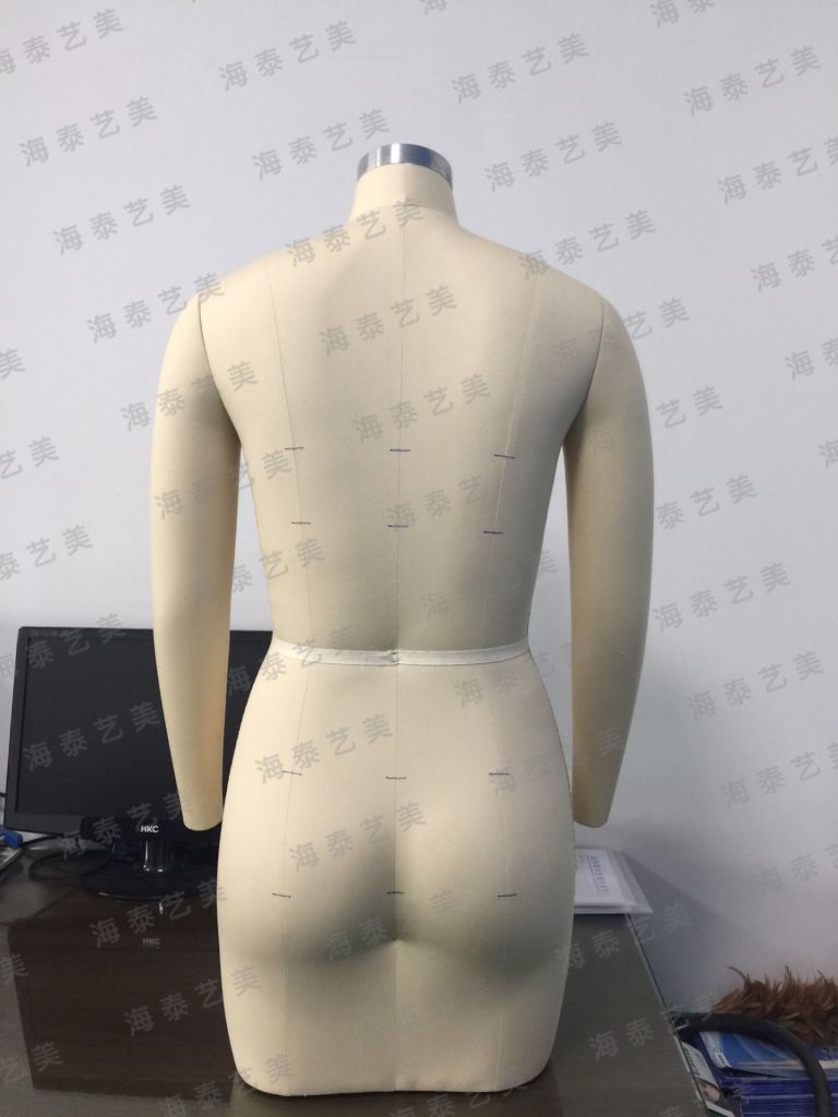 Half Body Fabric Covered Female Dress Form For Tailoring