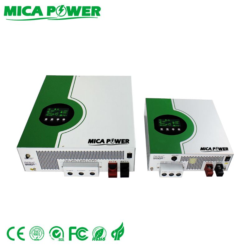 High Frequency Hybrid inverters with MPPT solar Charge Controller