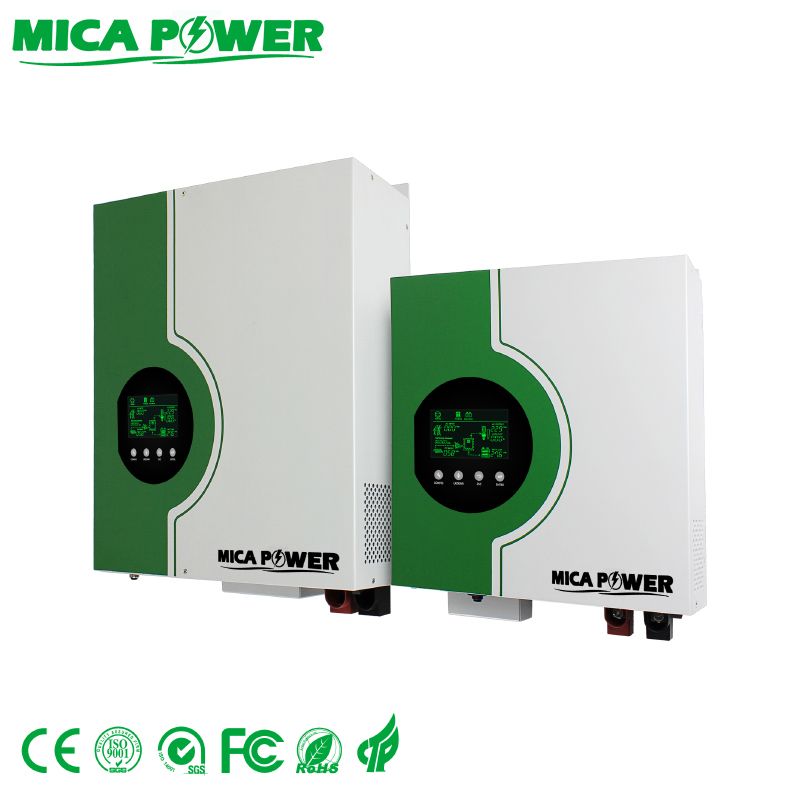 High Frequency Hybrid inverters with MPPT solar Charge Controller