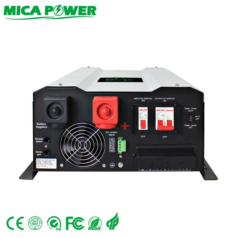 4-6KW Split output off grid inverters with solar charger controller