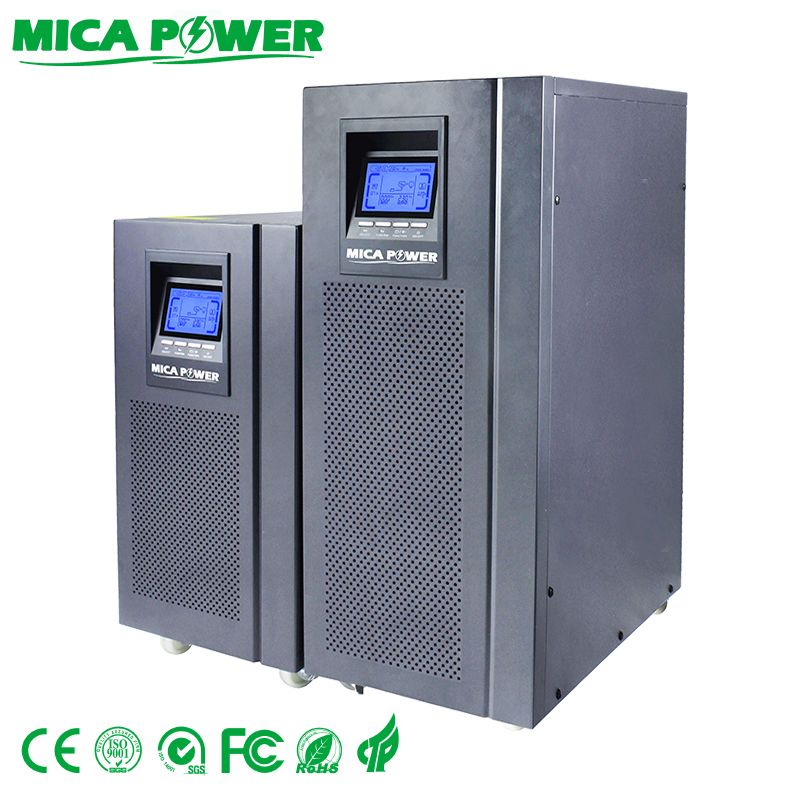6000VA 10000VA High frequency online UPS with Sealed free maintenance lead acid battery