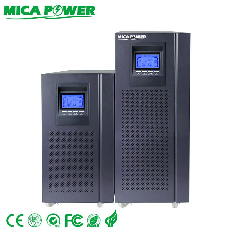 6000VA 10000VA High frequency online UPS with Sealed free maintenance lead acid battery