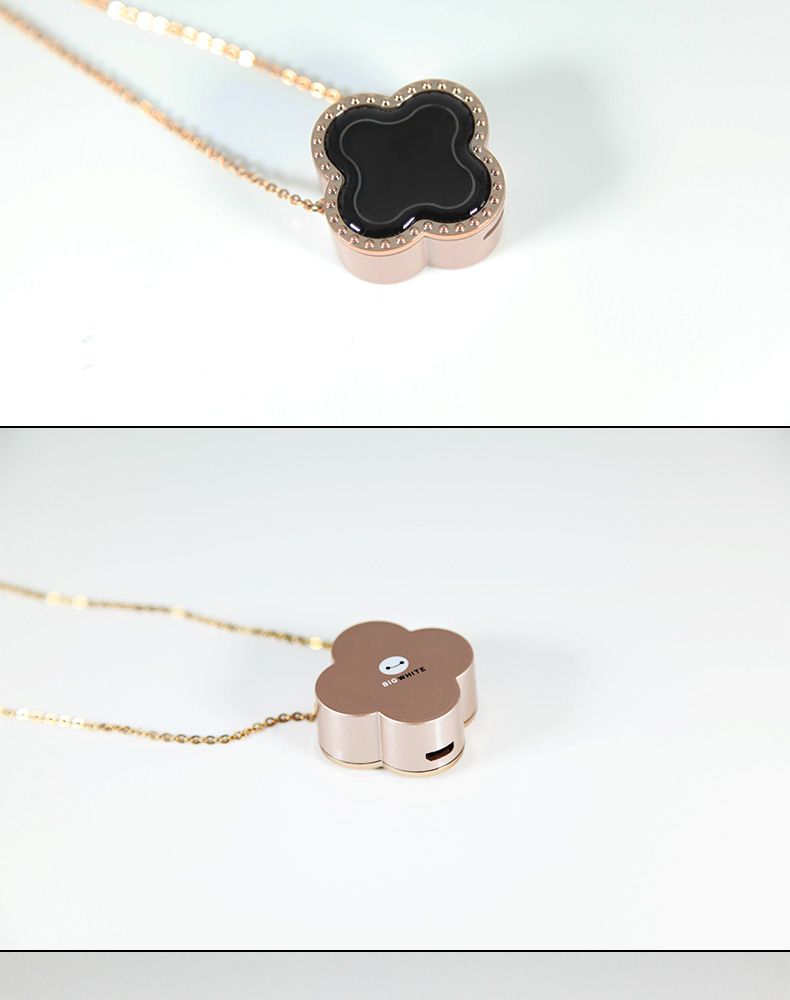 Necklace Four- leaf clover High efficiency negative ion Ionic Air Purifier