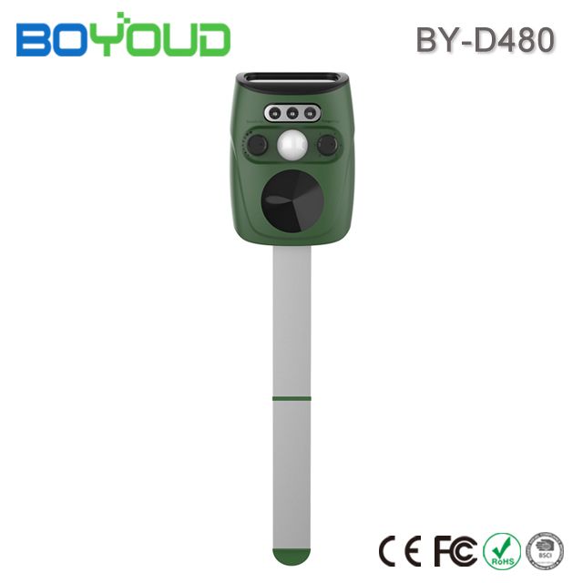 Factory Outdoor Waterproof Green Solar Ultrasonic Animal Repeller