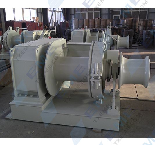 10T electric marine mooring winch for bulk vessels