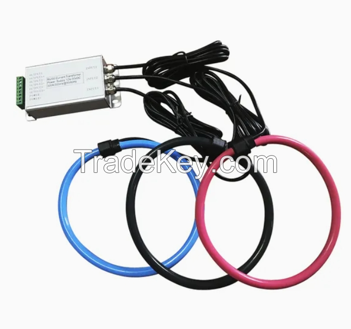 3 Phase Flexible Rogowski Coil High Accuracy 0.333V
