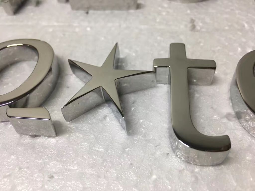 Mirror Stainless Steel Letter Sign, Signboard, Logo SymbolÃ‚Â 