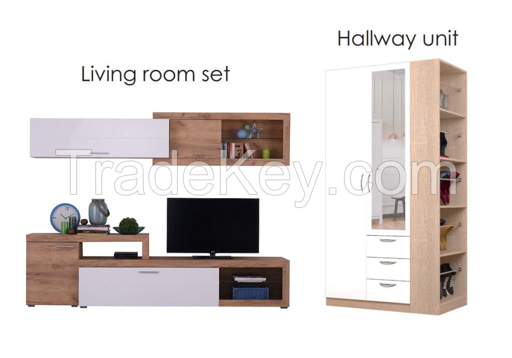 All kinds of furniture for living room and hallway