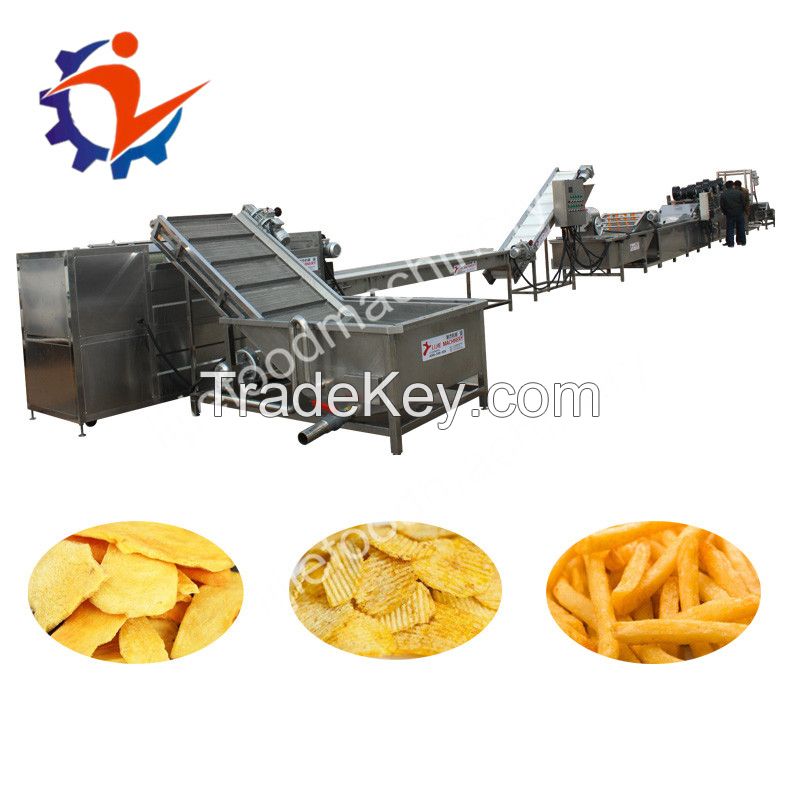 Commercial Used Stainless Steel Potato Chips Production Line