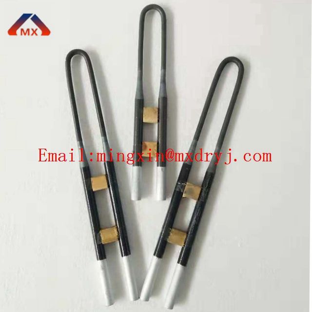 1800 Grade 3/6mm MoSi2 molybdenum disilicide heater used in Melting fu