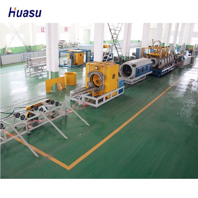 SBG800 HDPE/PP Double Wall Corrugated Pipe Extrusion Line