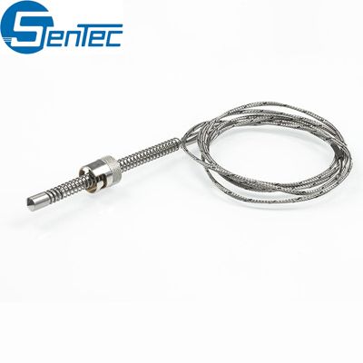 Compression Spring Screw Type Probe Type Pt100 Thermal Resistance Thermocouple Temperature Sensor