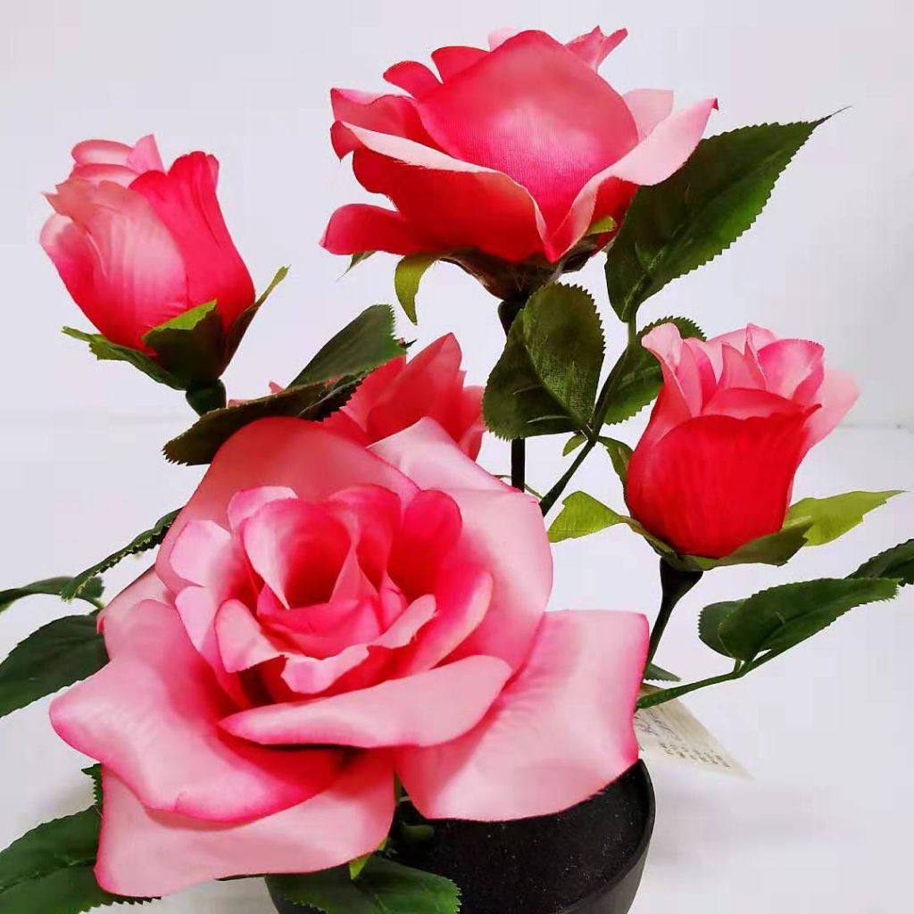Artificial rose for decoration