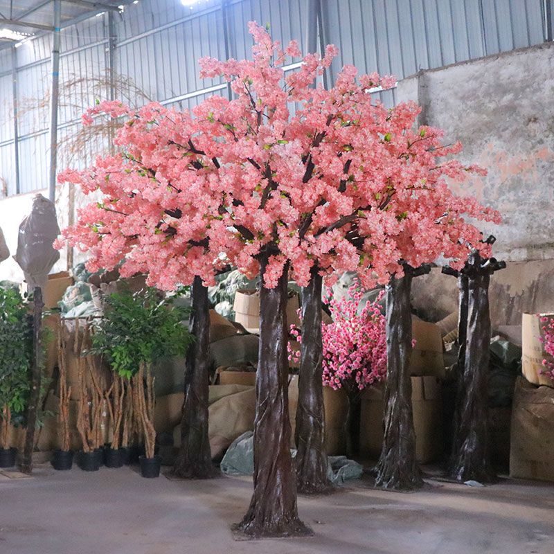Durable outdoor artificial decorative cherry blossom wedding artificial tree