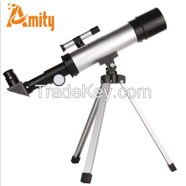 360mm astronomical telescope professional with refractor and free tripod monocular spotting scope